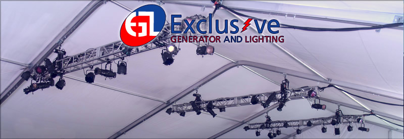 commercial lighting rentals and sales